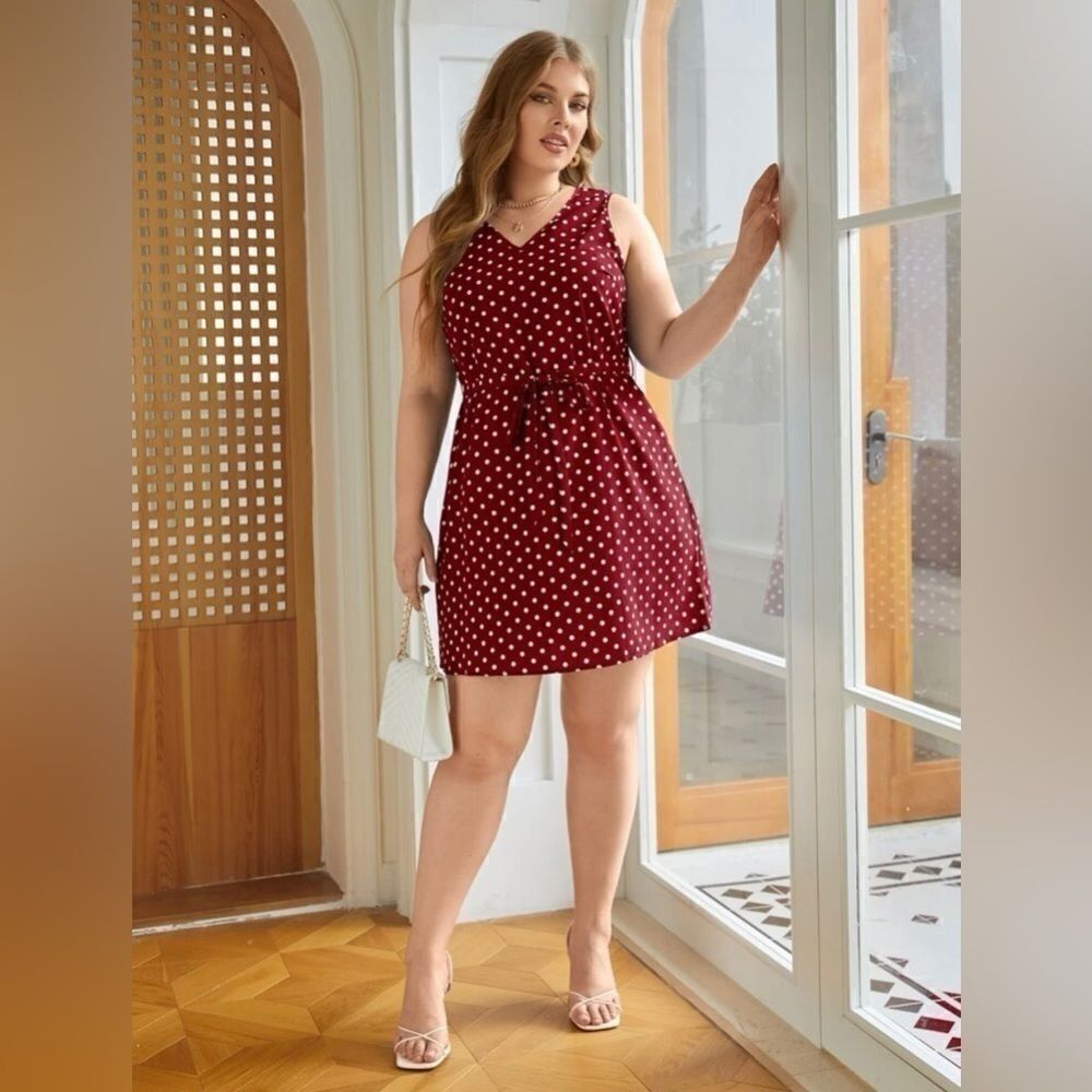 Women’s Plus Designer Style Dress - Picture 2 of 4